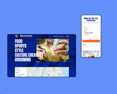 NY Knicks Rookie Guide Website design ui ux website