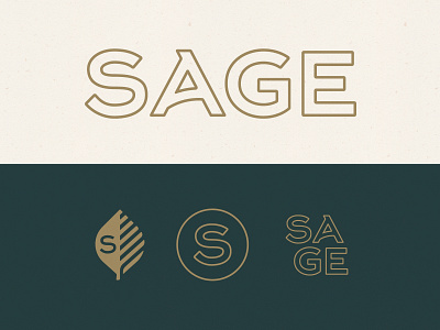 Sage Branding botanical brand leaf logo mark rebrand restaurant sage