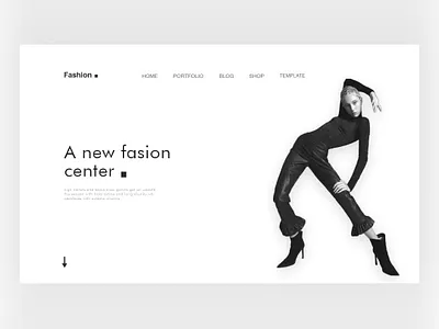 A new fashi●n enter minimal ui web