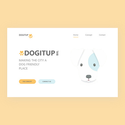 🐶 🐾 design illustration minimal ui vector web website