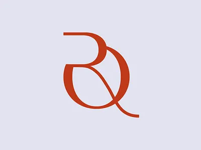 RQ Monogram adobe illustrator brand dev brand development branding branding design design graphic design logo logo design monogram monogram logo type typography