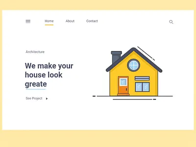 🏠 design illustration minimal ui web website