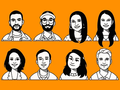 Nuggeteers character icon digital illustration icon icons illustration people portrait vector