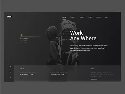 ■○• minimal ui web
