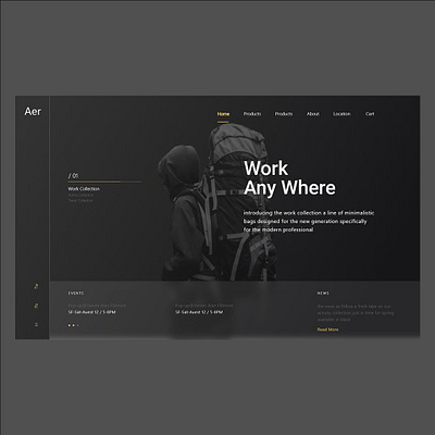 ■○• minimal ui web