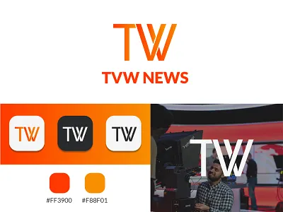 TVW News - Day 37 dailylogo dailylogochallenge design flat globe news graphic design icon illustration illustrator logo minimal news tv tv news tvw