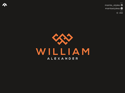 WILLIAM ALEXANDER app branding design icon illustration letter logo minimal ui vector