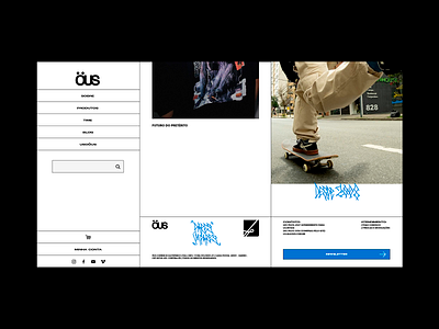 003 - landing page daily ui 003 dailyui design footer landing page skate sneakers store ui web