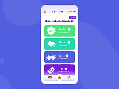 Deenee | Islamic Education App for Kids android app design colorful edtech education epics fun gamification gamified illustrations ios ipad kids mascot mobile srs tablet taskflows ui ux