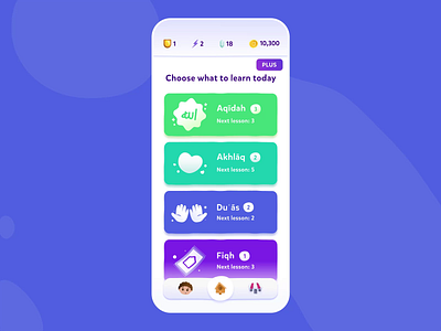 Deenee | Islamic Education App for Kids android app design colorful edtech education epics fun gamification gamified illustrations ios ipad kids mascot mobile srs tablet taskflows ui ux