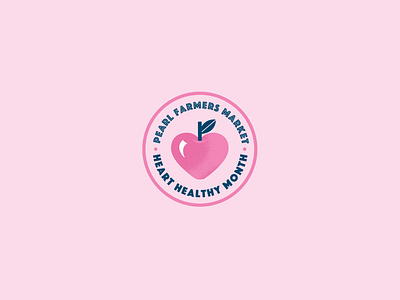 Heart Healthy Month Event Icon branding design icon illustration logo