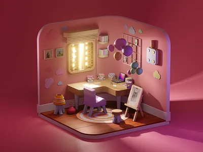 A Study blender c4d design