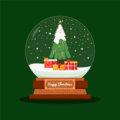 Christmas snowball globe Freepik christmas snowball