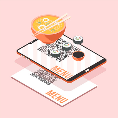 Augmented reality concept Freepik augmentedreality food isometric