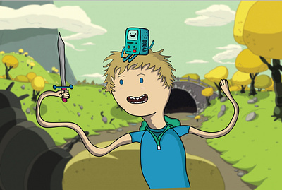 ADVENTURE TIME adobe adventuretime art cartoon cartoonnetwork character characterdesign design illustrator nature series tvshow