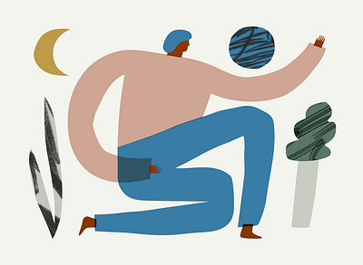 Earth Day art art print earth earth day figure illustration forms illustration nature nature illustration plants