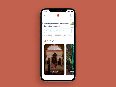 Yoliday - Personalized holidays animation clean design flights holidays hospitality hotels ios marketplace minimal mobile modern simple travel ui vacations