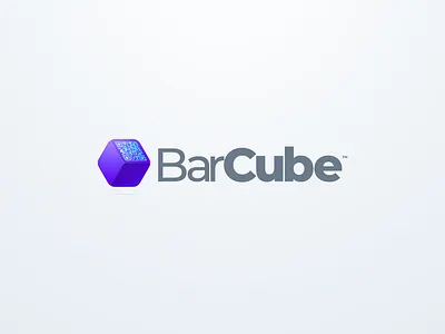 Barcube Logo Icon 3d app barcode brand branding code colorful cube design icon identity logo qr