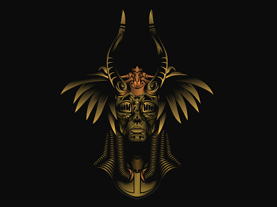 Queen of Egypt adobe illustrator artwork egyptian golden illustration illustration art illustration design queen of hearts vector illustration vectorart