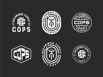 Logo Exploration for COPS bicycle bicycle logo brand design brand identity design brand logo branding corporate identity design graphic design gridlogo illustration line art line art logo logo logo design logo design branding logo designer logo mark logotype visual identity