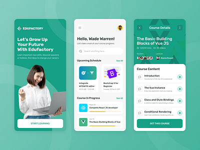 Mobile for Edufactory android app course course app education education app educational elearning elearning app elearning courses graphic design mobile app mobile app design mobile design mobile ui ui user experience user interface user interface design ux