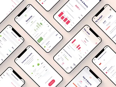 UI - Pocketbook app design designer fintech interface jajadesign mobile sydney ui uiux ux