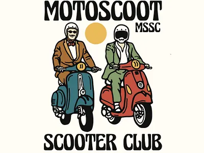 Motoscoot availabledesign badgedesign designforsale illustration motorcycle motorcycle illustration piaggio scooter tshirtdesign vintage badge vintage design vintage illustration vintage motorcycle