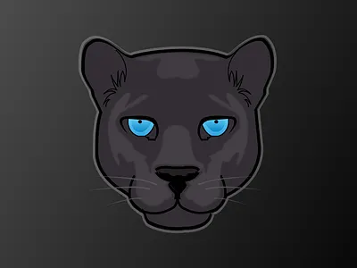 Black Panther adobe xd black panther illustration panther