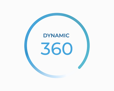 Dynamic 360 Graphics 360 branding circle design dynamic 360 graphic icon illustration logo minimal vector