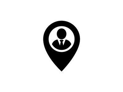 User Location 👇 art black business design glyph graphic human icon illustration location location pin mark people pin search user vector