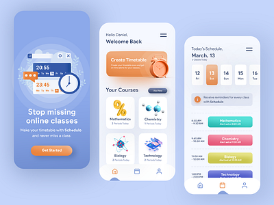 Schedulo 3d 3d art app app design application design graphic interface design isometric isometric design isometry minimal minimalism minimalist tasks ui ui ux ui design uidesign uiux