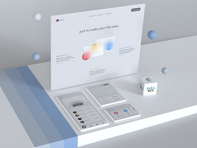 C&C Payments App 3d 3d art adobe xd credit card glassmorphism homepage design landing page payment app payments skill mix transaction history uidesign uxdesign