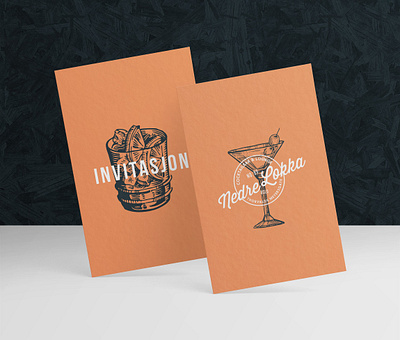 Illustration Designs for a Cocktail Bar adobe graphic design illustration vector