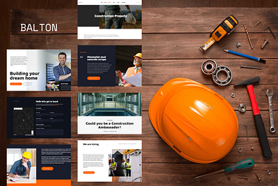 Construction & Architecture Template Kit architecture construction design elementor template ui ux website