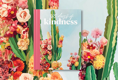 365 Days Of Kindness adobe indesign book book design cover art graphic design illustration journal layout procreate publishing