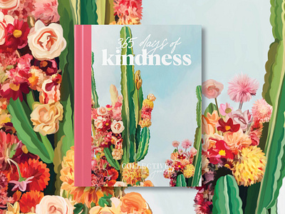 365 Days Of Kindness adobe indesign book book design cover art graphic design illustration journal layout procreate publishing