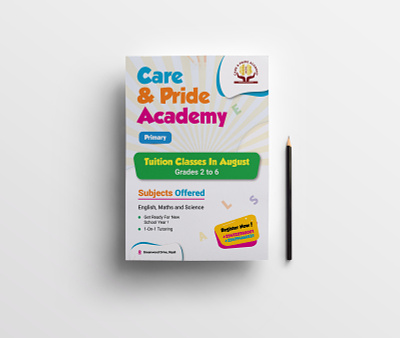 Tuition classes flyer design template education