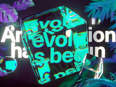 Evolution jungle reflection refraction