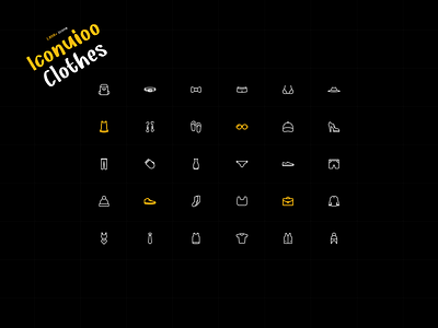 Clothes - Iconuioo adobexd icons app icons cloth clothes clothes icons editable icon figma figma icons icon icon library icon pack icon set icons icons pack icons set line icons minimal icons sketch icons stroke icons web icons