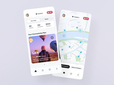 Travel Connectivity App adnroid android android interface android ui android user interface android ux design mobile mobile design mobile interface mobile ui ui ux