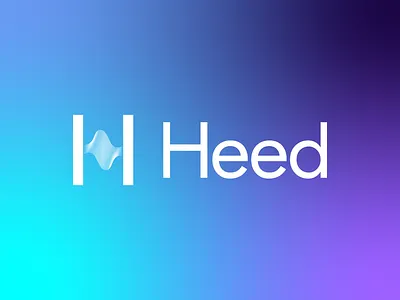 Heed | Logo design branding branding and identity digital h logo identity identity branding logo design logo design branding logodesign logotype music wave wave logo