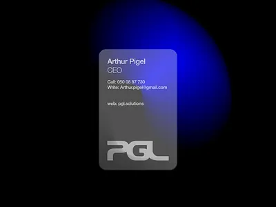 pgl corporate identity_business card design branding digital graphic design illustration logo minimal type art typography ui web