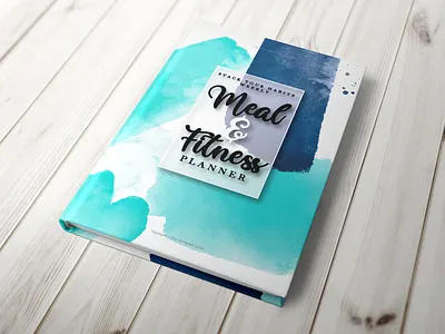 Meal and Fitness Planner Book art book book mockups branding fitness planner journal meal planner notebook planner planners