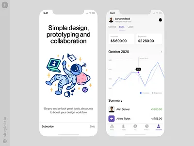 Thursday Illustrations 🪐 app design colorful design illustration outline product storytale thursday ui vector