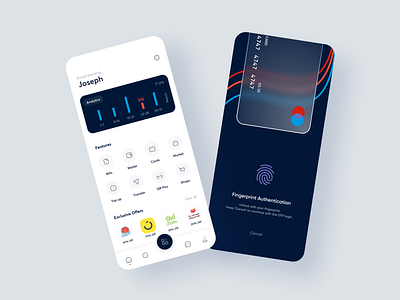 Mobile Banking account banking banking app clean credit card mobile mobile app mobile banking mobile banking app mobile design mobile ui money ui design ui designer ui trend ui ux ui ux designer wallet