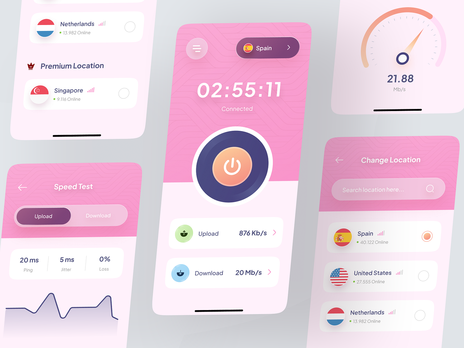 VPN apps 🚀 by Rizal Gradian 🐳 for Vektora on Dribbble