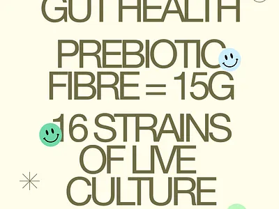 Gutsy - Probiotic Gummies / Branding + Typography exploration