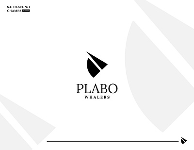 Plabo Whalers Logo Design branding business logo graphicdesign inspiration logo design branding logodesign logos logotype luxury logo minimal minimalist modern logo