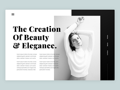 Modern Layout blog ui design decoration ui design fashion landing page fashion ui landing page design minimal design minimal ui ui ui ux design webdesign webflow wordpress wordpress theme