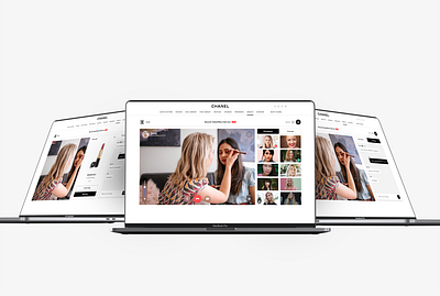 Inspiration for a Chanel Web App design uxui webdesign